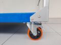 Premium Quality Steel Platform Factory and Mart Use Warehouse Loading Trolley - Hand Truck Push Cart - Load Capacity 500 kg. 