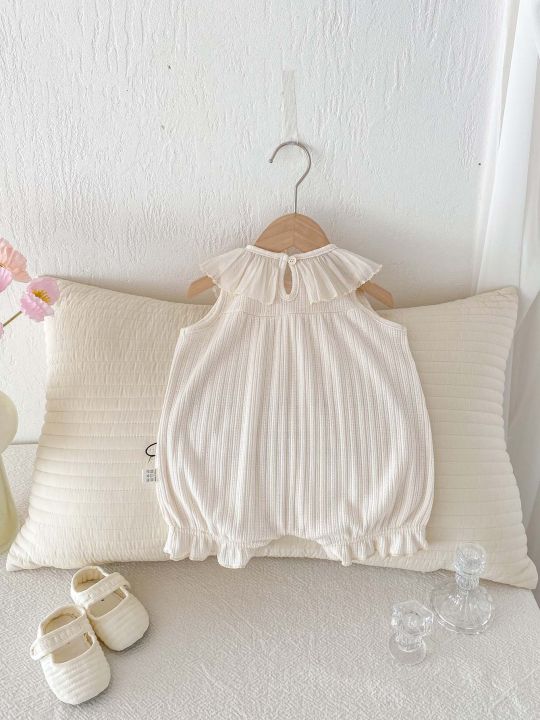 Korean%20version%20of%20summer%20baby%20girl%20sweet%20lace%20collar%20jumpsuit,%20baby%20girl%20solid%20color%20comfortable%20jumpsuit,%20very%20often%20at%20home%20an%20-%20Image%203