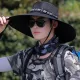 Summer Large Sun Hat Men Women Breathable Fishing Caps Sun UV Protection Mesh Fisherman Hat Hiking Outdoor Beach Cap. 