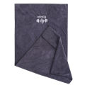 Grey Unisex High-Absorbency Quick-Dry Gym Towel | Sweat-Enhanced Sports Mat for Basketball, Running & Fitness Workouts. 