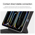 HUWEI Smart Pogo Pin Keyboard case for iPad Air 11 2025 M3 for iPad Air 6 11 2024 Pro 11 2018-2024 Air 4 Air 5 Trackpad Keyboard. 
