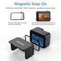 Magnetic Screen Lens Hood for Insta360 Ace Pro 2 Anti-Glare Quick-Release Perfect Fit Screen Sunshade Sports Camera Accessories. 
