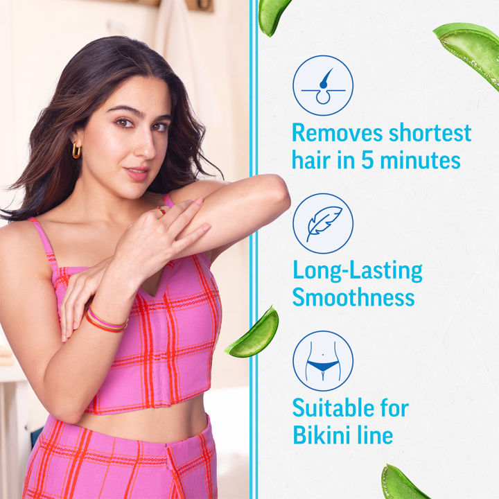 Veet%2030gm%20X%202%20Sensitive%20Skin%20Hair%20Removal%20Cream%20for%20Body%20&%20Legs,%20Freshest%20Smell%20with%20Aloe%20Vera%20Extract%20Leaves%20Skin%20Feeling%20Smooth,%20Moisturized%20&%20Visibly%20Glowing,%20Dermatologically%20Tested%20-%20Image%204