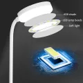 Desk Lamp LED Folding Table Lamp USB Rechargeable 3 Levels Dimmable Eye Care Night Lamp for Room Bedside Study Office Lighting. 