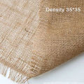 19.6in X 63in Natural Burlap Cloth Mesh Jute Textile Fabric For Bags Placemats Tablecloth Background Decoration DIY Accessories. 