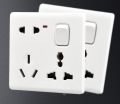 Electric 6 Pin Multi Socket with Indicator. 