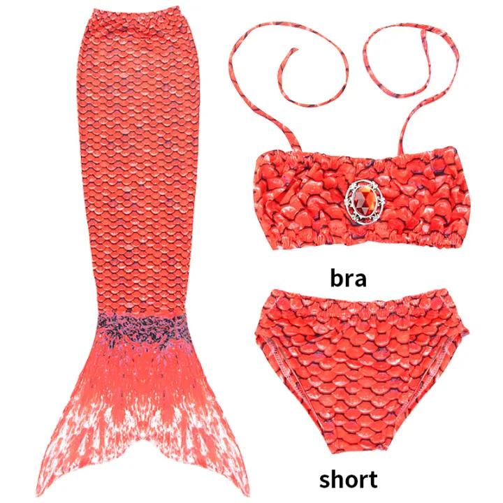 Girl%20Mermaid%20Fish%20Tail%20Swimsuit%20Three%20Piece%20Set%20Mermaid%20Themed%20Swimsuit%20Party%20Outfit,%20Suitable%20for%20Beach%20and%20Pool%20Parties%20-%20Image%203