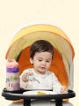 Adjustable 3-in-1 Stroller Snack Tray, Multifunctional with Cup Holder & Phone Slot. 