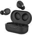 JLAB Audio Jbuds Air True Wireless Signature Bluetooth Earbuds, Charging Case, Black, IP55 Sweat Resistance, Bluetooth 5.0 Connection (Renewed). 