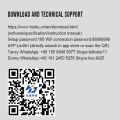 Monochrome Wi-Fi Control Card HD-W3A HD-W3 Low Cost For Shop Signboard Display 1280*32 Pixels. 