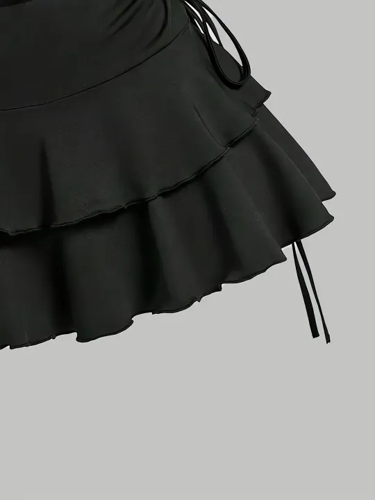 2025%20New%20Solid%20Color%20Skirt%20Women%20Summer%20Fashion%20Outdoor%20Versatile%20High%20Waist%20Slim%20Fit%20Elastic%20Waist%20Short%20Skirt%20Goods%20In%20Stock%20-%20Image%206