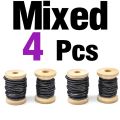 4Rolls 0.5mm/1mm  Soft Round Fly Tying Lead Wire Material Nymph Body Streamer Weighted Thread. 