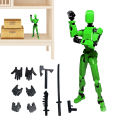 Full Joint Action Figure 3D Mini Action Figure with Full Body 13 Articulated Joints Movable Figures for Coffee Table Bookshelf. 
