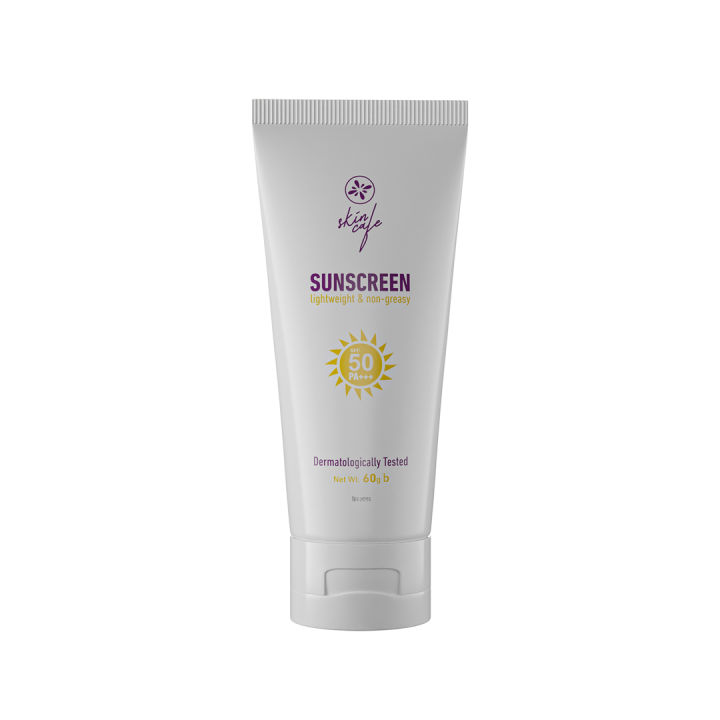 Skin Cafe Lightweight and Non-Greasy Sunscreen (Spf 50 Pa+++) - 60gm