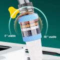 6 Layer Water Filter Faucet Water Purifier Nozzle Coconut Charcoal Medical Stone Kitchen Accessories Home Water Filter - 1pcs. 