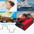 4000W Sine Wave Inverter 12V to AC 220V/110V Voltage Transformer Power Socket Converter for Car Home Outdoor. 