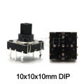 5PCS DIP SMD 5 Five way Switch Multi-direction Switch Touch Reset Key 10*10*10 MM Pin Multi direction 10X10X10 7X7X5 10X10X9mm. 