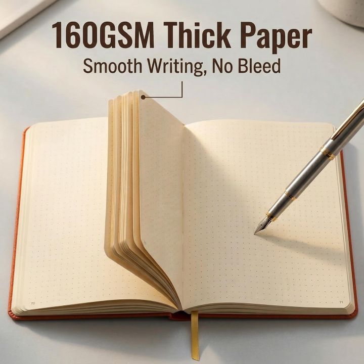 A5%20Dotted%20Notebook%20Faux%20PU%20Leather%20Hardcover%20Journal%20160GSM%20Thick%20Paper%20160%20Numbered%20Pages%20Dot%20Grid%20Planner%20with%20Elastic%20Band%20-%20Image%206