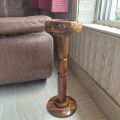 Wooden Ash Tray for Office - AshTray Stand - Ash Tray with with Brass work - Ash Tray For Living Room. 