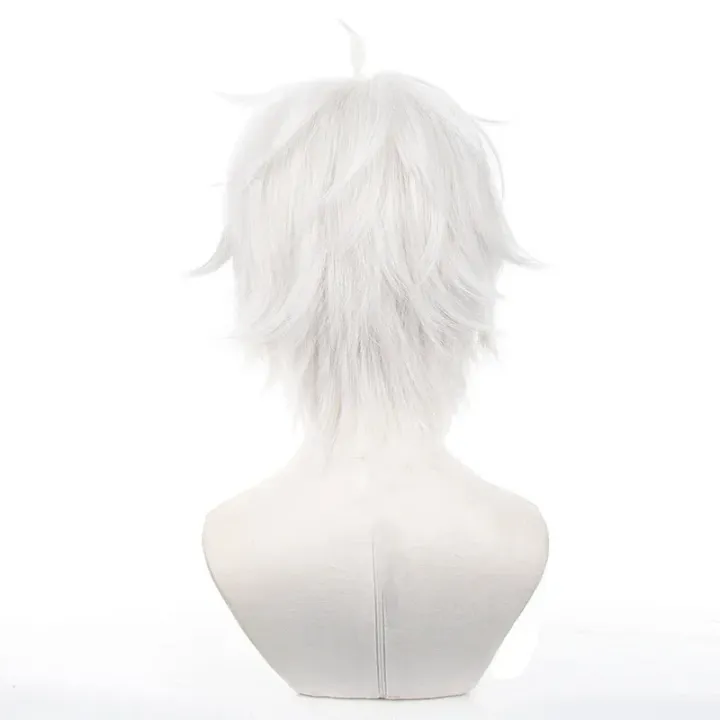 Synthetic%20Hair%20Anime%20Seishiro%20Nagi%20Cosplay%20Wigs%20Silver%20White%2030cm%20Short%20Warping%20Heat%20Resistant%20Man%20Wig%20-%20Image%204