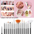 15pcs Fine Detail Paint Brush Set - Miniature Paint Brush For Detailing & Art Painting - Acrylic, Watercolor, Oil,Models. 