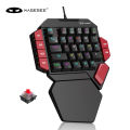 MageGee One-Handed Mini Mechanical Gaming Keyboard – 35 Keys, Hot-Swappable, Backlit, Wired for PC　Laptop　Desktop. 