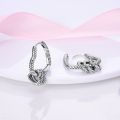 Neutral 925 Silver Star Moon Multi Style Weaving Original Fashionable Design Earrings Fit For Party Engagement Delicate Jewelry. 