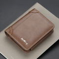 New PU Leather Men Wallets High Quality Zipper Short Desigh Card Holder Male Purse Vintage Coin Holder Men Wallets.