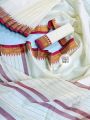 Fashionable Tangail Tat HalfSilk Arong Saree For Woman -Comfortable & Suitable ♥️.