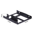 2.5 To 3.5 Inch Hard Disk Bracket Hard Dual Desktop SSD Mounting Bracket Internal Adapter Support Two 2.5" HDDs or SSDs Drives. 