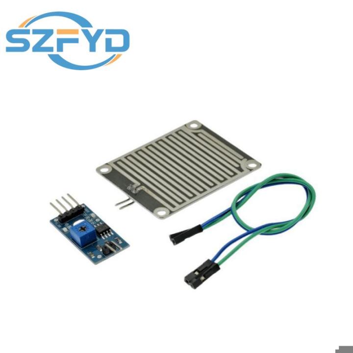 1/5/10PCS 3.3-5V Rain Raindrops Sensitive Detection Sensor Module ...