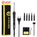JCD 80W Electric Soldering Iron Kit Adjustable Temperature LCD Digital Display 220V/110V Soldering Iron Tips Welding Tools 908S. 