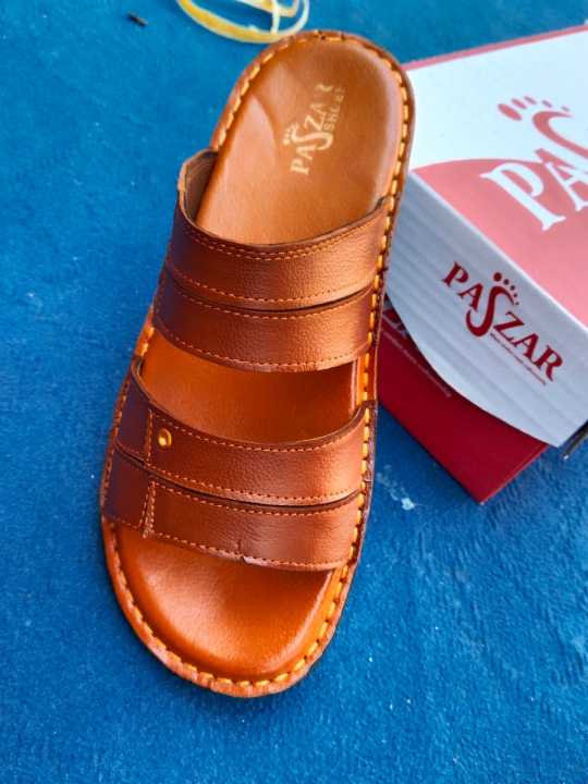 "Classic%20Comfort%20Leather%20Sandals"%20Hand%20made%20for%20party%20and%20office%20(P20)%20-%20Image%202