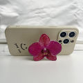 Phone Holder Folding Ring Phone Support Popular Style Internet Celebrity Orchid Acrylic Socket Grip Cymbidium Custom.