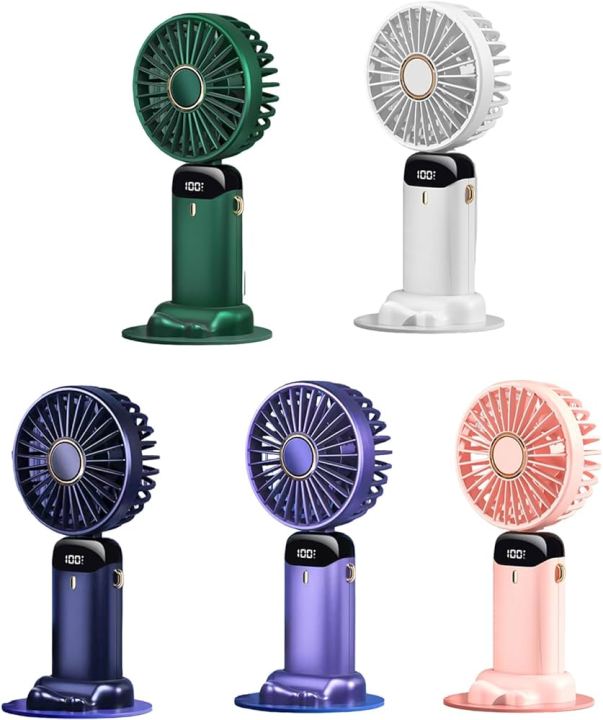 Folding led digital display fan | Daraz.com.bd