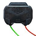 IP65 Waterproof PV Solar Panel Diode Junction Box 4 Lane DC 15A 1000V Black 100watt-350watt. 