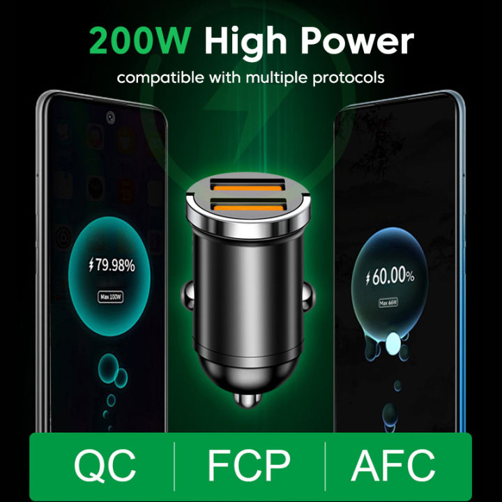 200W%20Dual%20USB%20Car%20Charger%20Pull%20Ring%20Fast%20Charging%20Car%20Phone%20Charger%20Adapter%20For%20Xiaomi%20Samsung%20Mini%20Car%20Charger%20-%20Image%206
