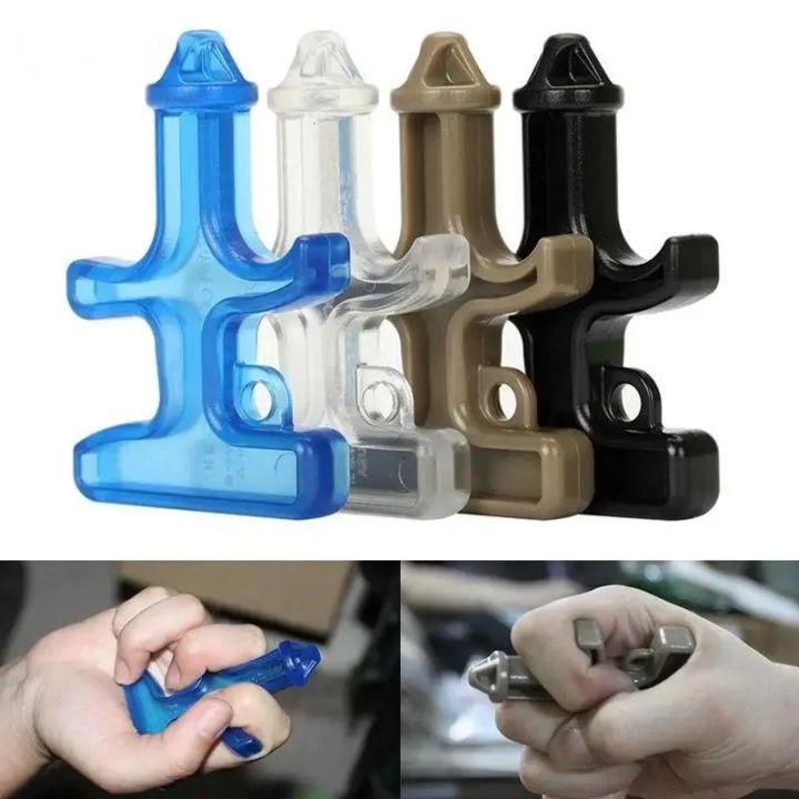 1pc Outdoor Nylon Plastic Steel Self-defense Duron Drill Stinger Emergency Window Breaker Security Weapon For Women