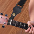 Miwaye Guitar Neck Strap Guitar Leather Strap Holder Button Safe Lock For Ukulele Bass Acoustic Guitar Accessories.