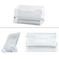CrystalClear ProVis: Premium Transparent Visiting Card Holder for a Polished Impression!"  FS-101. 