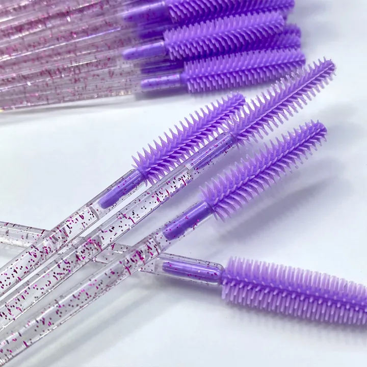 50pcs%20Crystal%20Silicone%20Eyelash%20Brush%20Eyebrow%20Wands%20Applicator%20Makeup%20Brushes%20Eyelash%20Extension%20Spoolie%20Microbrush%20Cosmetics%20Tool%20-%20Image%203