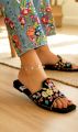 Beautiful Embroidery slides for Ladies. 