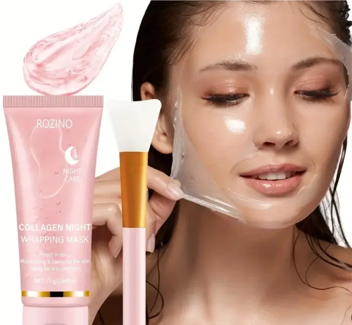 collagen night wrapping mask | best night mask for Glass skin | korean skin