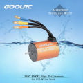 GoolRC Upgrade Waterproof 3650 4300KV Brushless Motor with 60A ESC Combo Set for 1/10 RC Car Truck. 