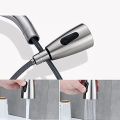 Kitchen Sink Mixer Faucet Pull Out Sprayer tap Single Handle Chrome Brass Brushed tap Multi Spray Pattern Water Spray Multi-Function Spray Head,. 