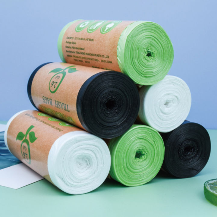 Disposable%20Biodegradable%20Compostable%20Trash%20Bags%20Biodegradable%20Garbage%20Bag%20Thickened%20And%20Enlarged%20Starch%20Based%20White%20Cleaning%20Bag%20-%20Image%205