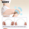 AOLIKES 1PCS Breathable Four Spring Knee Support Brace Kneepad Adjustable Patella Knee Pads Safety.