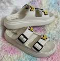 New Soft EVA Rubber Lightweight & Comfortable Buckle Sandals with Cute Charms for Girls & Womens.