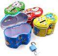 Kids Metal Steel Box Tin Money Box Set For Kids. 