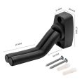 Guitar Wall Mount Hanger Black Guitar Hanger Wall Hook for All Size Guitars Bass Mandolin Banjo Ukulele. 